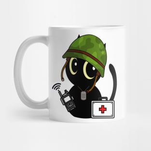 Medic Black Cat Mug